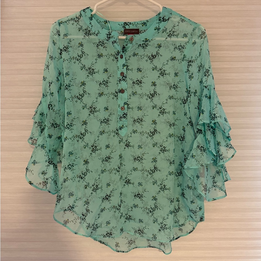 VINCE CAMUTO FLORAL SHIRT